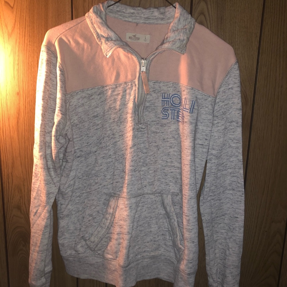Hollister quarter zip up